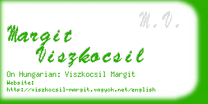 margit viszkocsil business card